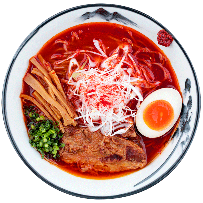 柚子辛紅らーめん Kara Kurenai Ramen