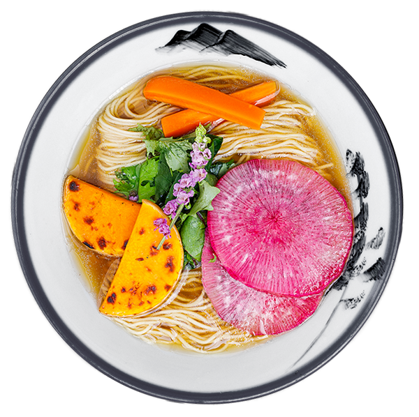 彩り野菜のヴィーガンらーめん Rainbow Vegan Ramen
